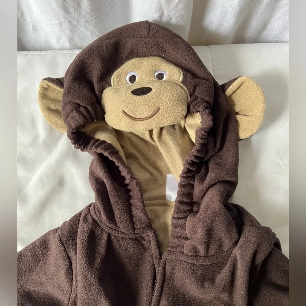 Carters Monkey Sweatshirt Fleece Costume